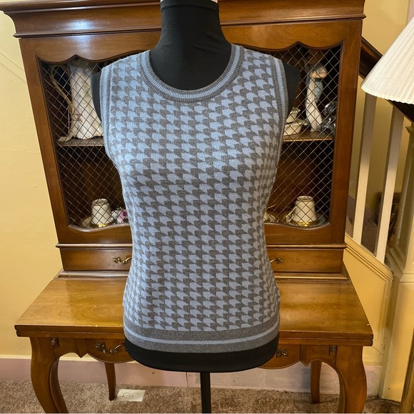 Etcetera NWT Houndstooth Sweater and Shell Set.  Size Medium. - Picture 12 of 16